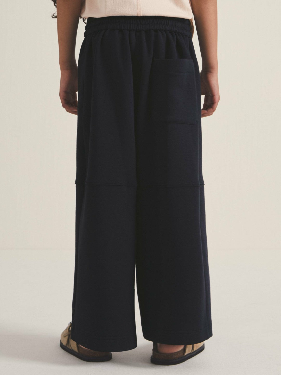 Reiss Best Seller - 9-13 yrs  | Les 100 Ciels Wide-Leg Joggers in Navy