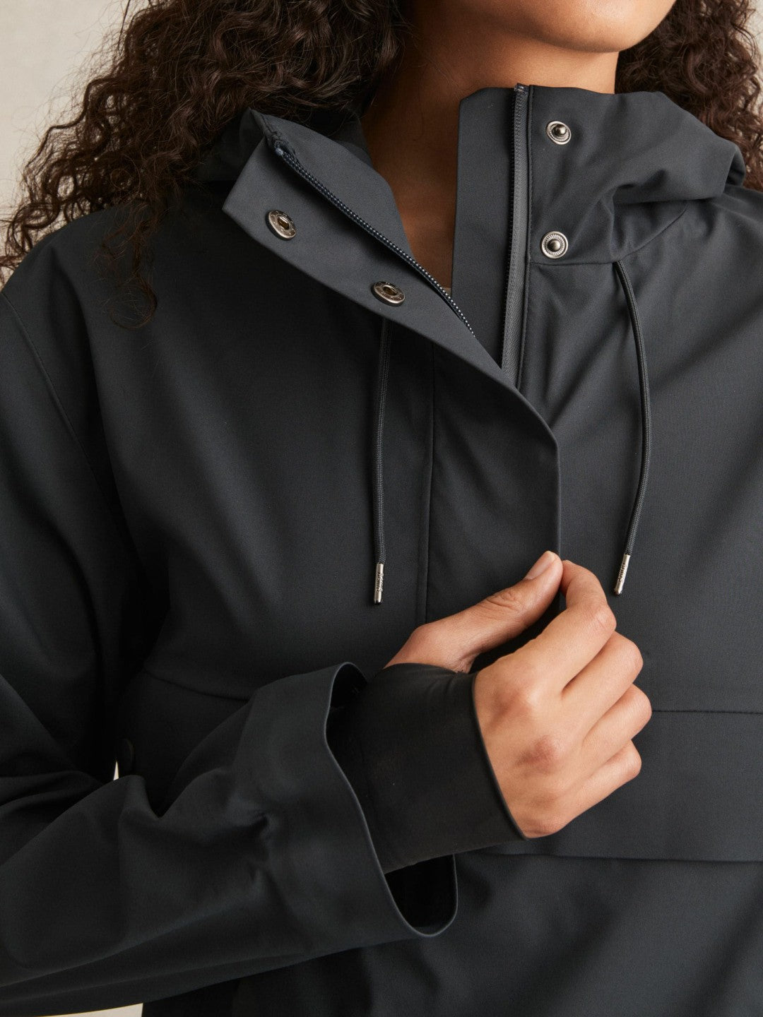 Reiss Deal - Rains Hardshell Short Jacket in Navy