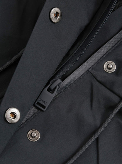 Reiss Deal - Rains Hardshell Short Jacket in Navy