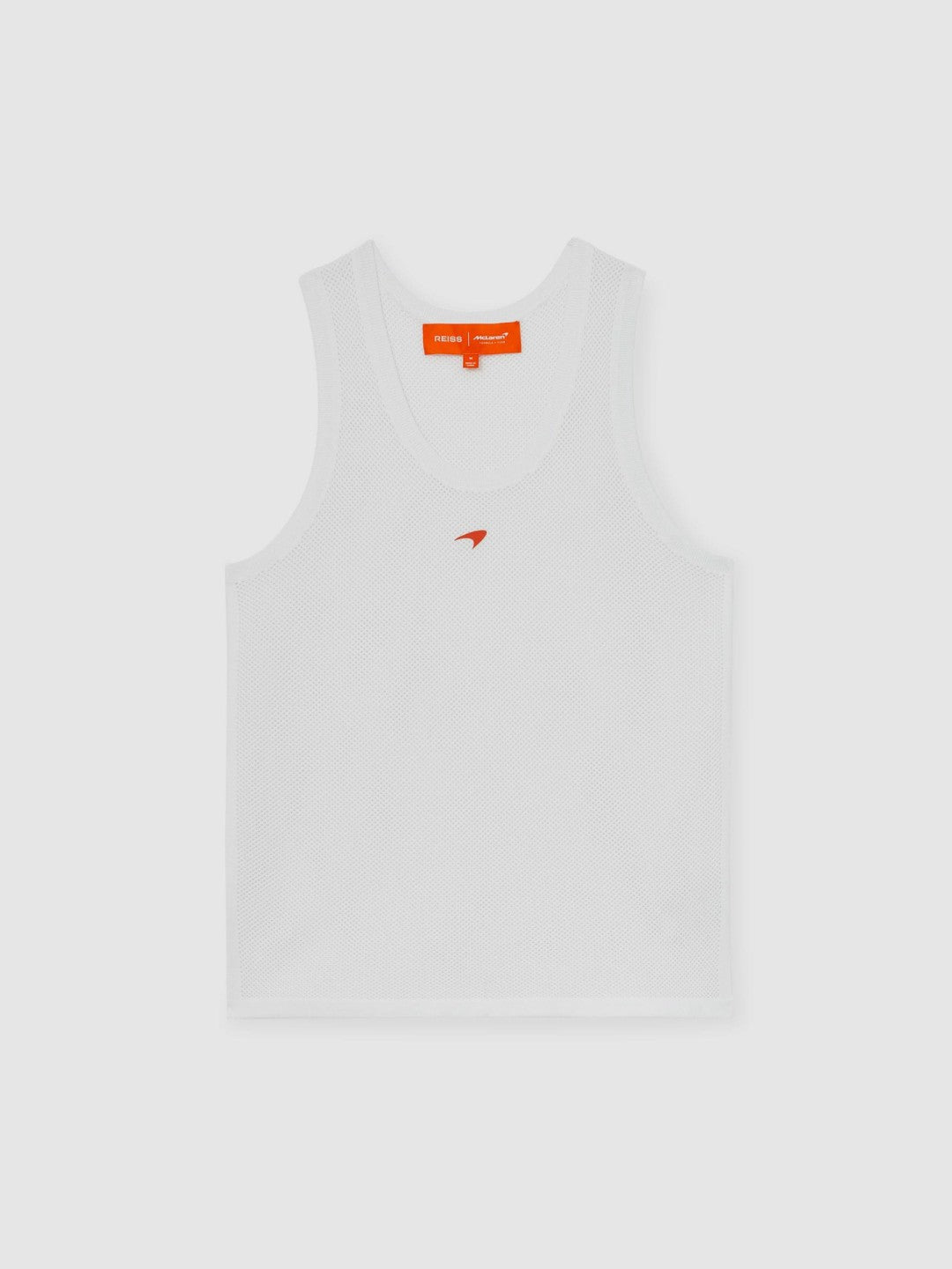 Reiss Affordable - McLaren F1 Team Speedmark Knit Vest in White