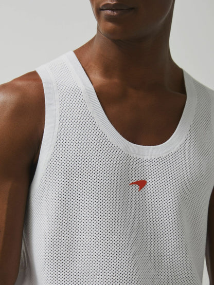 Reiss Affordable - McLaren F1 Team Speedmark Knit Vest in White