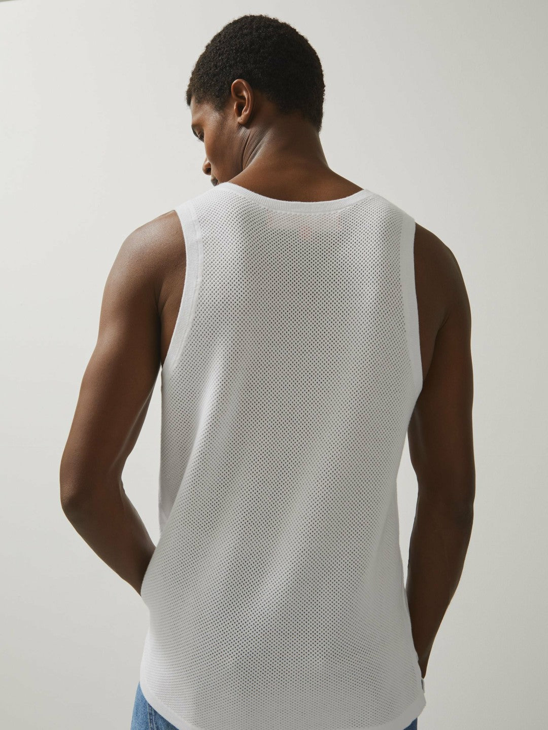 Reiss Affordable - McLaren F1 Team Speedmark Knit Vest in White
