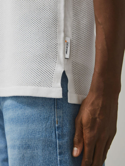 Reiss Affordable - McLaren F1 Team Speedmark Knit Vest in White