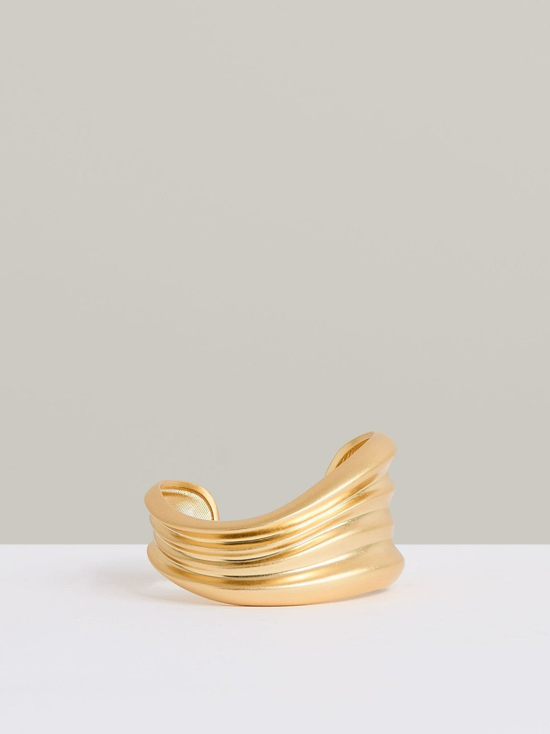 Reiss Savings - Fluid Sculpted Cuff in Gold Tone