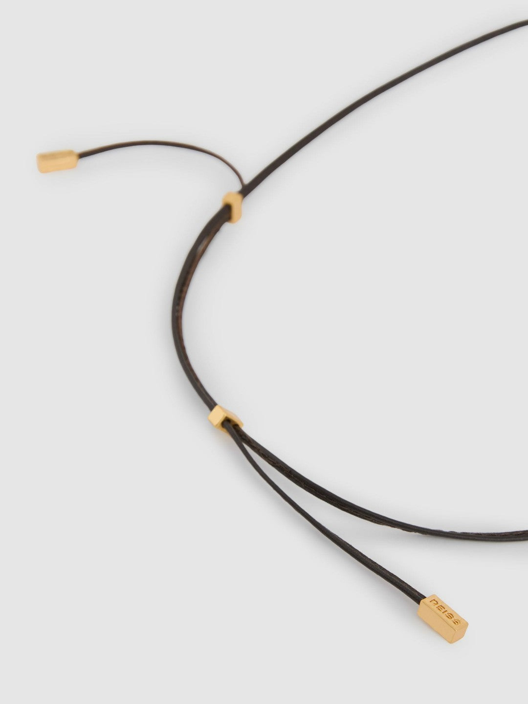 Reiss Popular Choice - Molten Link Pendant Necklace in Gold Tone