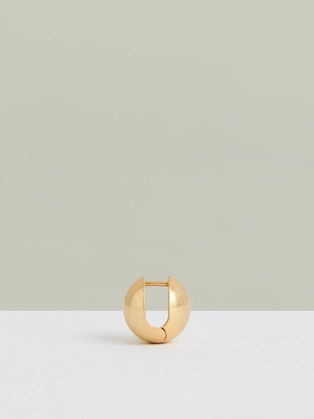 Reiss Value - Polished Ball Huggie Earrings in Gold