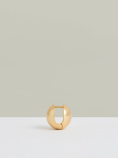 Reiss Value - Polished Ball Huggie Earrings in Gold