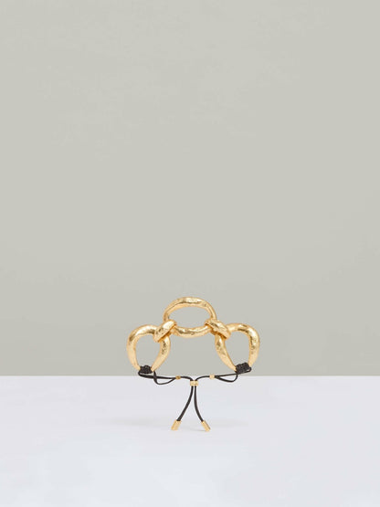 Reiss Savings - Molten Link Bracelet in Gold Tone