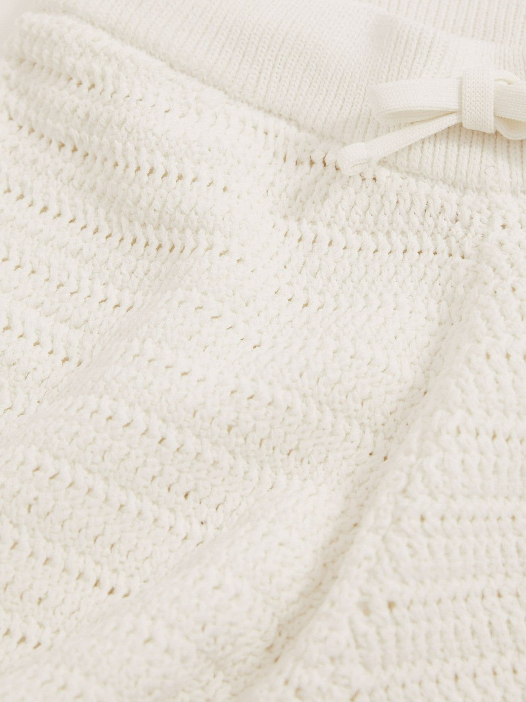 Reiss Offer - 3-9 yrs McLaren F1 Team Crochet Shorts in Off White/Orange