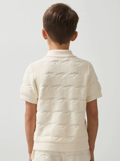 Reiss Affordable - 3-9 yrs McLaren F1 Team Speedmark Polo Shirt in White