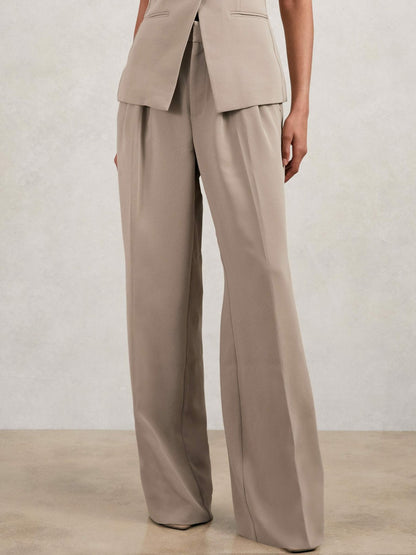 Reiss Offer - Good American Tailored Trousers in Beige