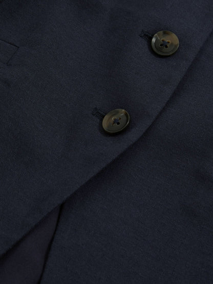 Reiss Featured - Paige Button-Through Vest in Dark Ink Blue