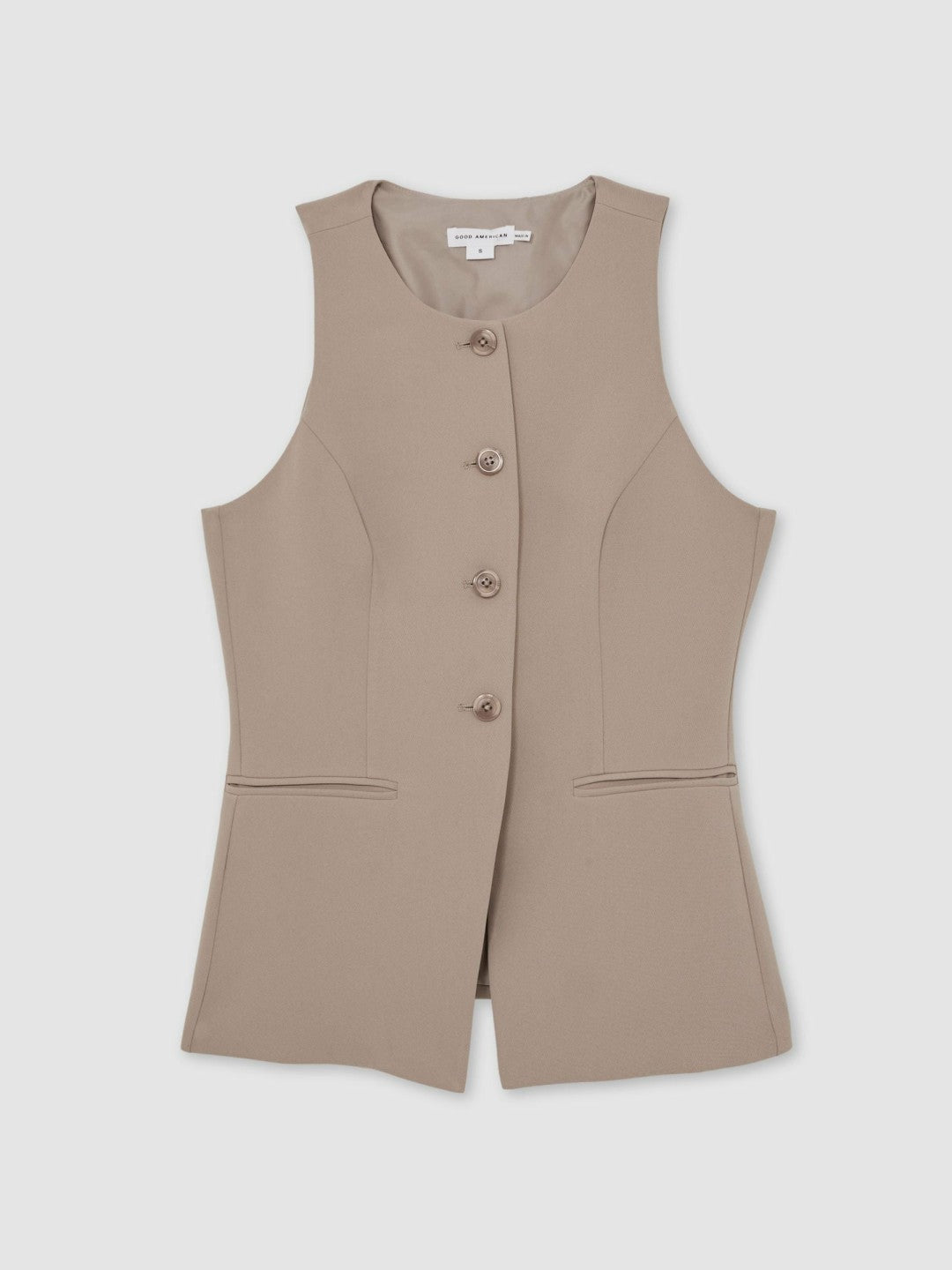 Reiss Affordable - Luxe Suiting Vest in Beige