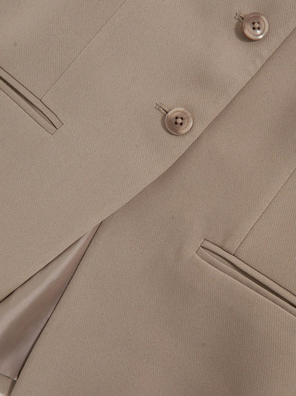Reiss Affordable - Luxe Suiting Vest in Beige