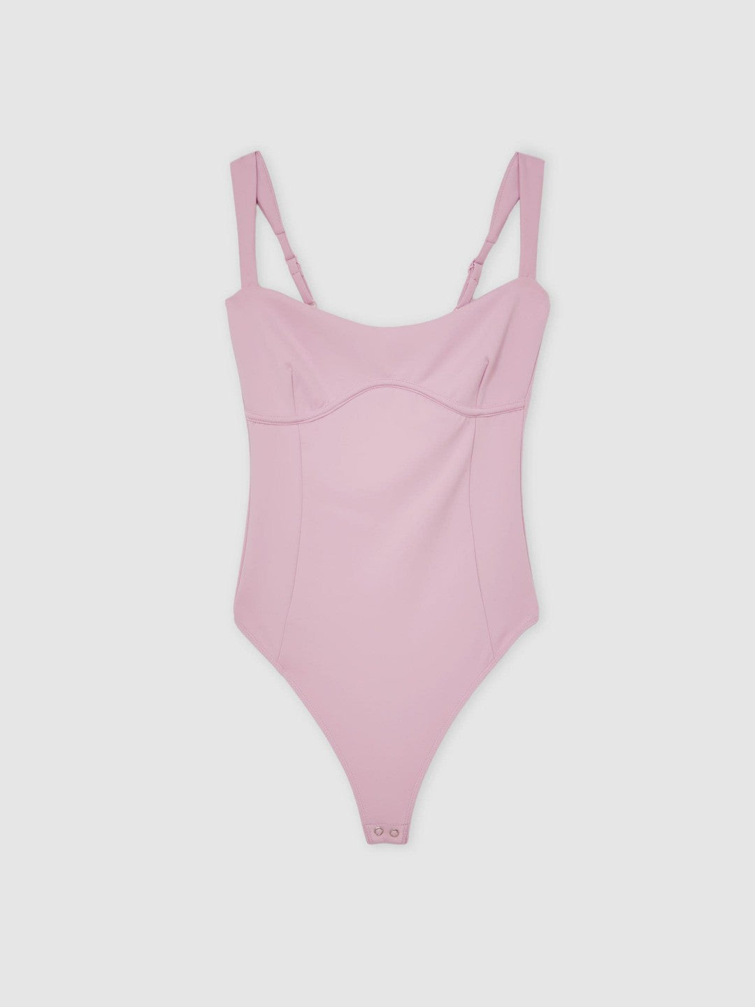 Reiss Sale - Good American Scuba Sweetheart Bodysuit in Light Pink
