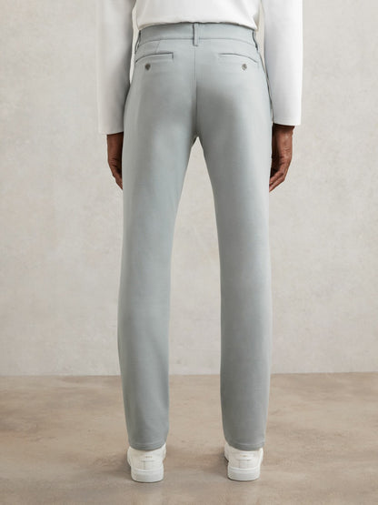Reiss Value - Paige Slim-Fit Stretch Trousers in Moon Shadow Blue