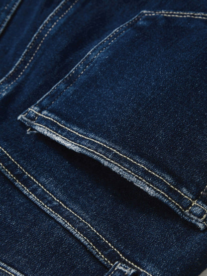 Reiss Offer - Paige High Rise Flared Jeans in Marciella Blue