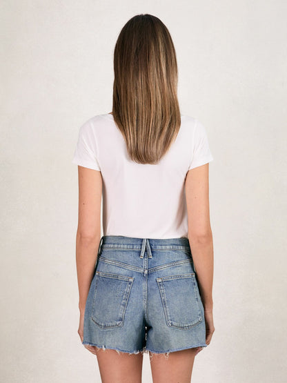 Reiss Deal - Short Sleeve T-Shirt in Cream