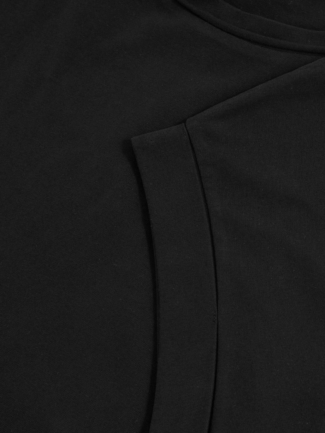 Reiss Savings - Brushed-Cotton Crew-Neck T-Shirt in Black