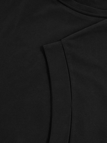 Reiss Savings - Brushed-Cotton Crew-Neck T-Shirt in Black