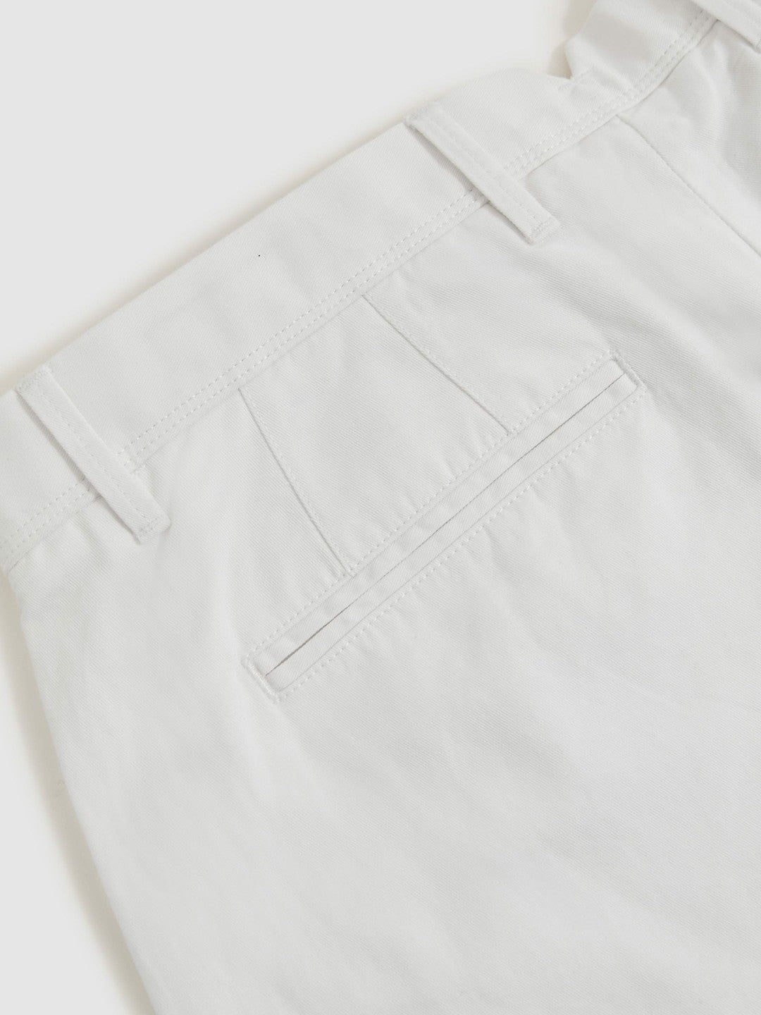 Reiss Best Seller - Cotton-Linen Relaxed-Fit Trousers in White