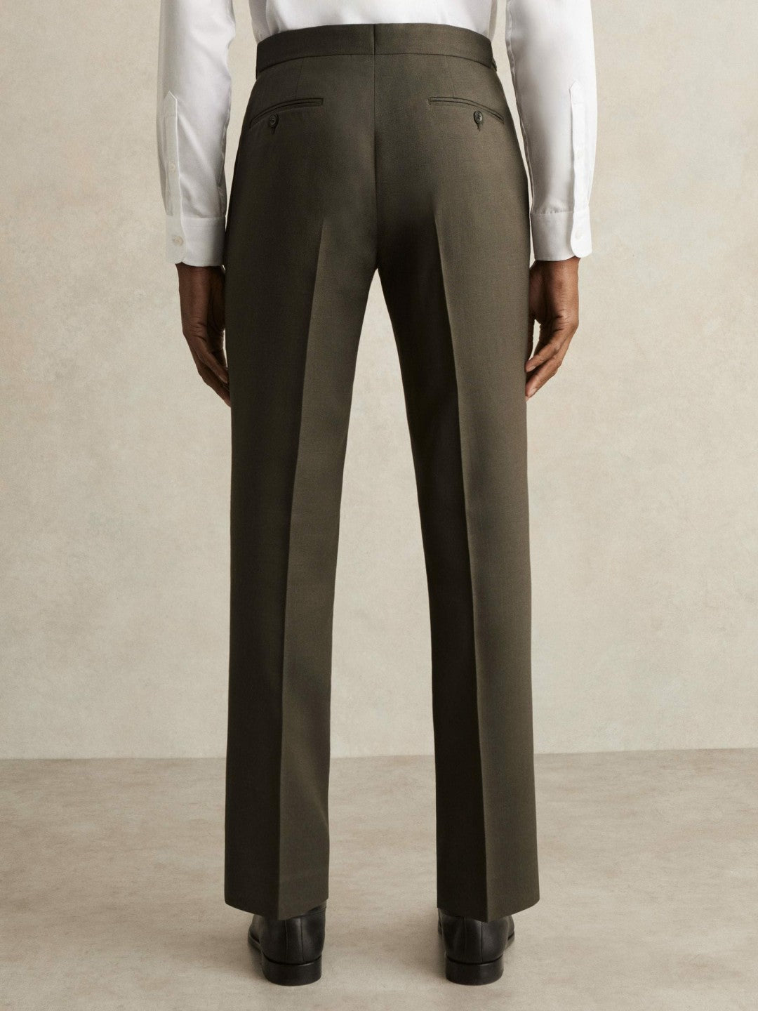 Reiss Sale - Slim-Fit Suit Trousers in Dark Green