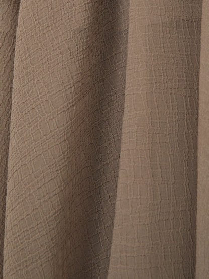 Reiss Featured - Petite Sheer-Overlay High-Low Shorts in Mink Neutral
