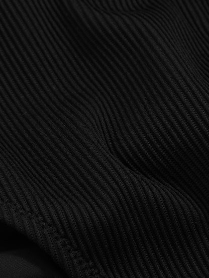 Reiss Sale - Ribbed Bikini Bottoms in Black
