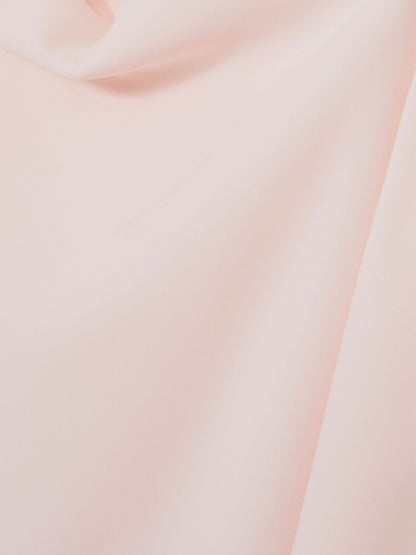 Reiss Draped-Front High-Neck Midi Dress in Pale Pink