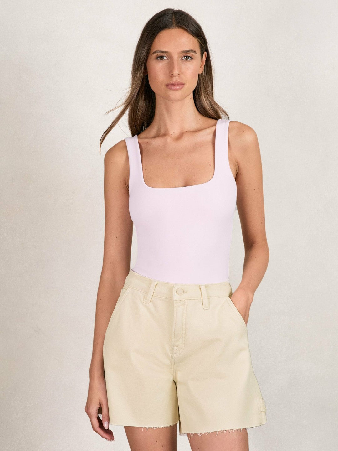 Reiss Deal - 90S Long Shorts in Ecru