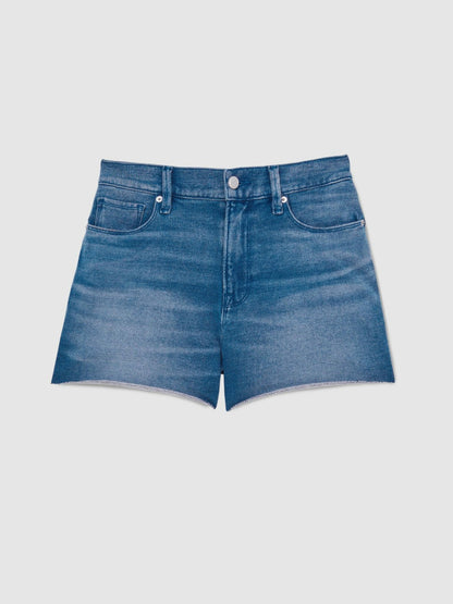 Reiss Popular Choice - 100% Cotton Shorts in Indigo Blue