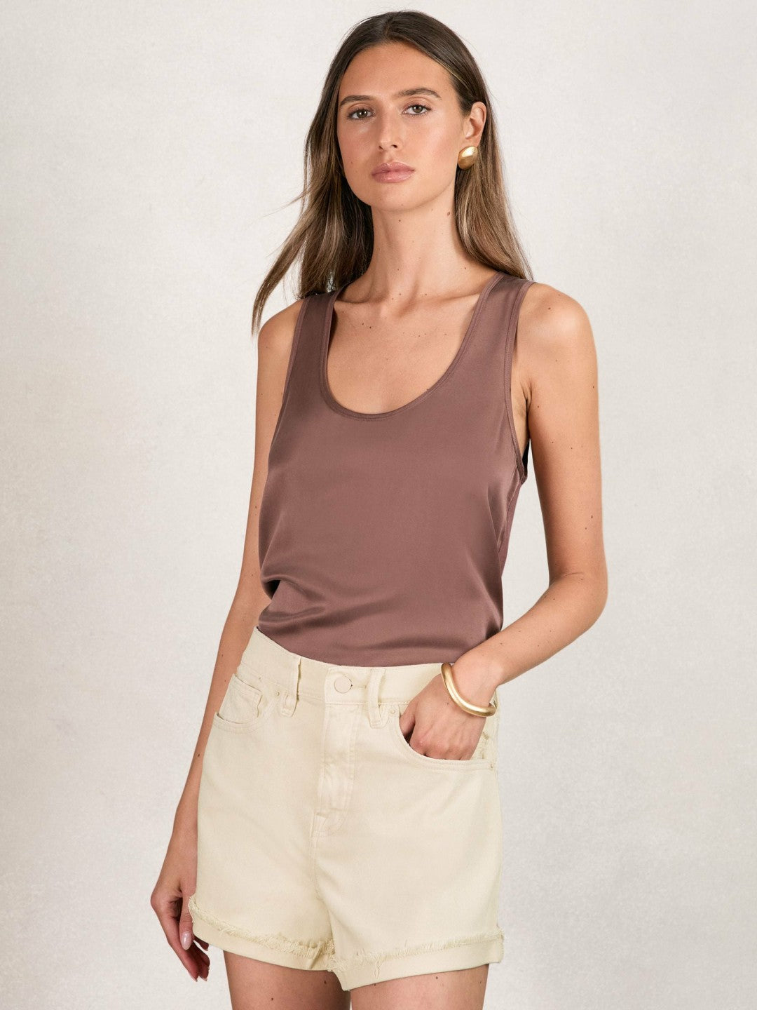 Reiss Affordable - 90S Shorts in Ecru