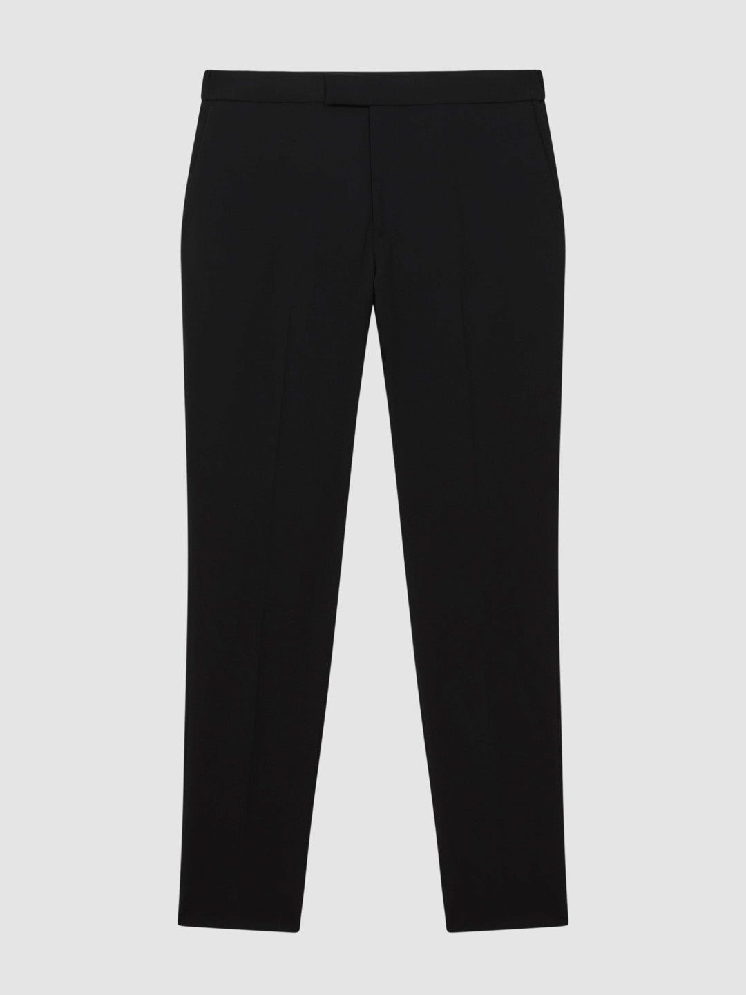 Reiss Savings - Slim-Fit Internal-Drawstring Trousers in Black