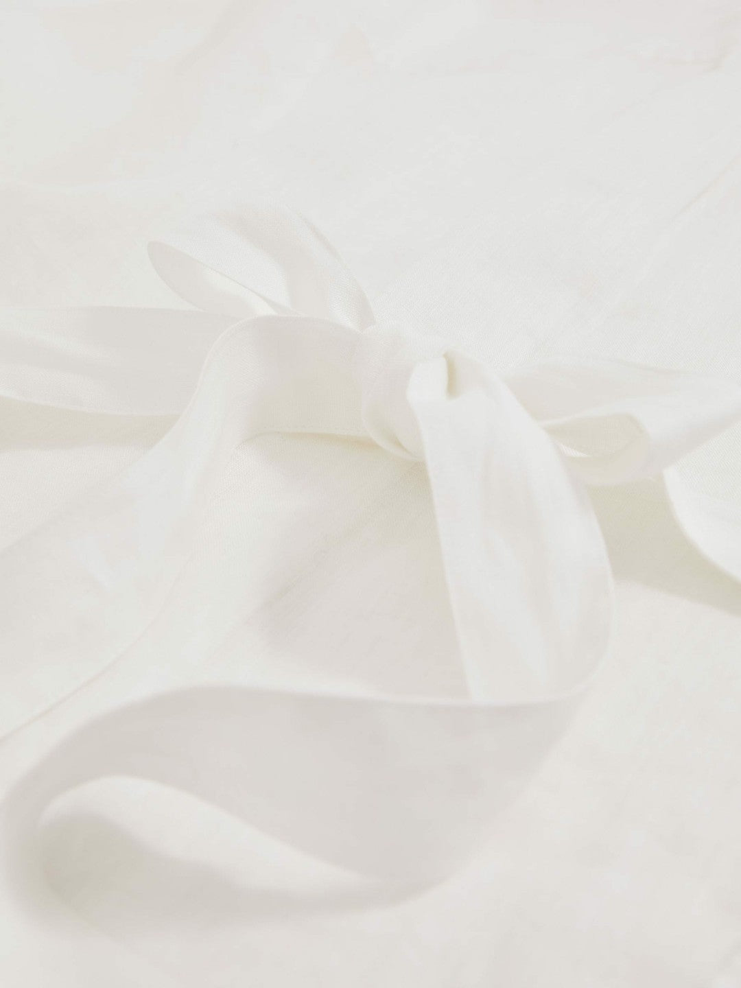 Reiss Best Seller - Linen Tie-Back Shirt in White