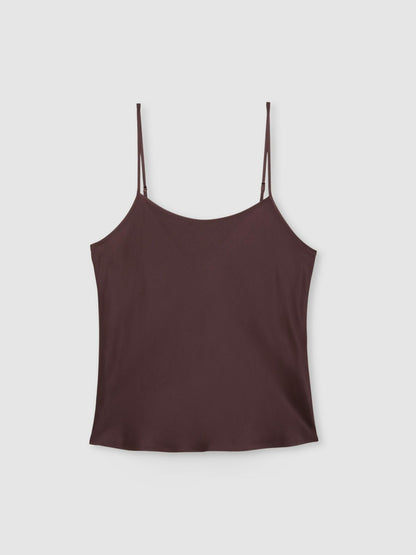 Reiss Deal - Silk Cami Top in Burgundy