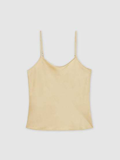 Reiss Deal - Silk Cami Top in Gold