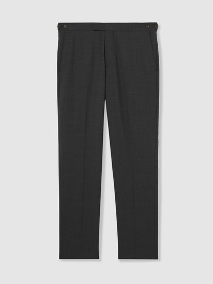 Reiss Offer - Slim-Fit Wool-Blend Suit Trousers in Grey