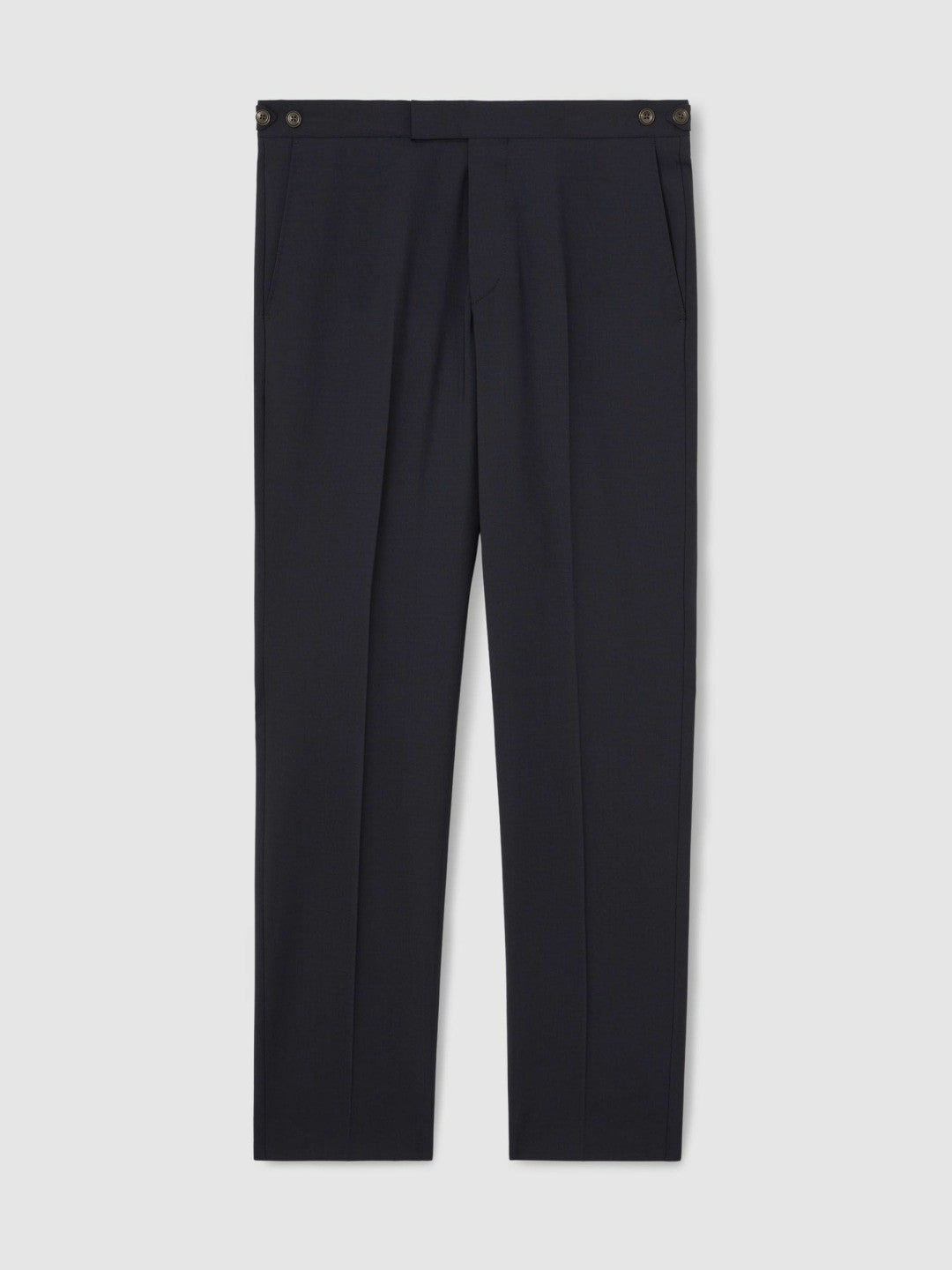 Reiss Savings - Slim-Fit Wool-Blend Suit Trousers in Navy