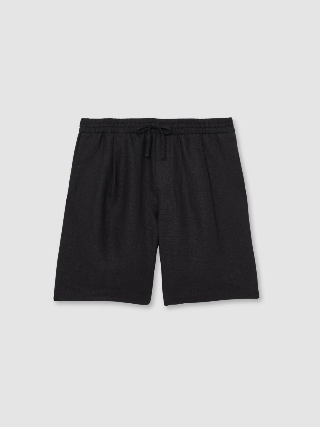 Reiss Value - Linen Drawstring Shorts in Navy