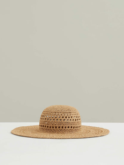 Reiss Featured - Straw Sun Hat in Natural