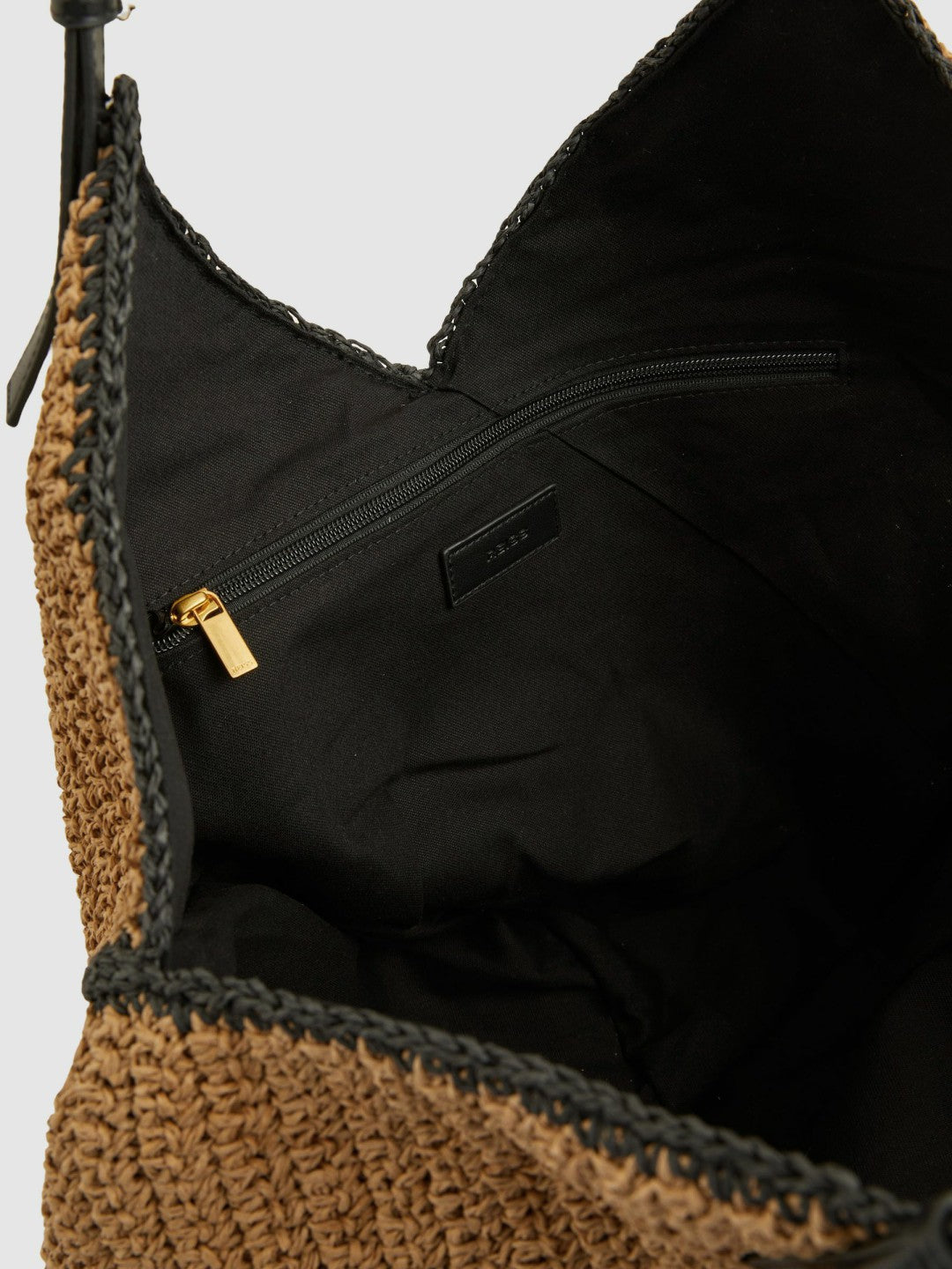 Reiss Savings - Raffia Ruffle Tote Bag in Natural