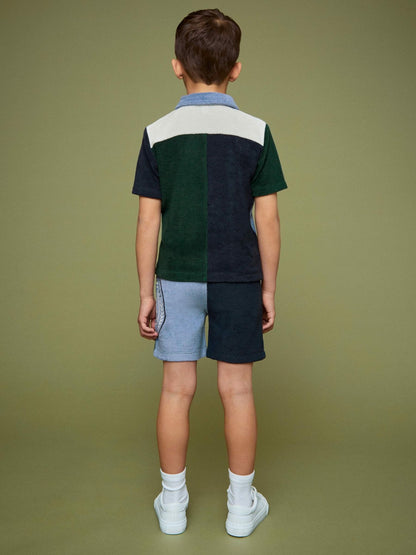 Reiss Popular Choice - 9-13 yrs SmileyWorld Towelling Shorts in Blue