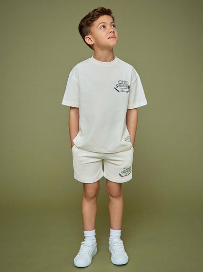Reiss Affordable - 3-9 yrs SmileyWorld Oversize T-Shirt in White