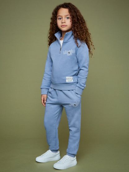 Reiss Best Seller - 3-9 yrs SmileyWorld Cuffed Joggers Unisex Fit in Blue