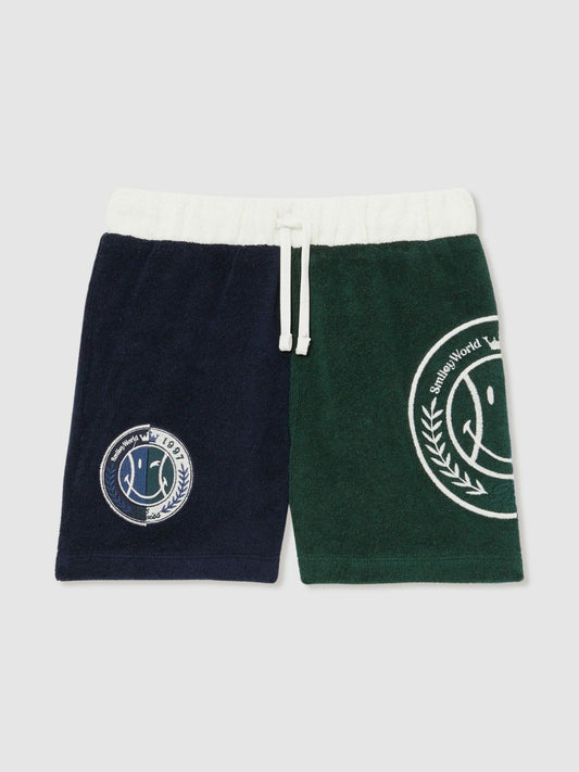 Reiss Deal - 13-14 yrs SmileyWorld Towelling Shorts in Blue