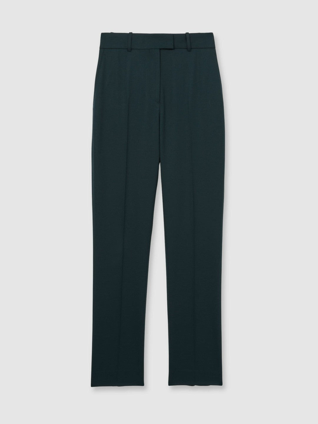 Reiss Wool-Blend Slim-Fit Suit Trousers in Green