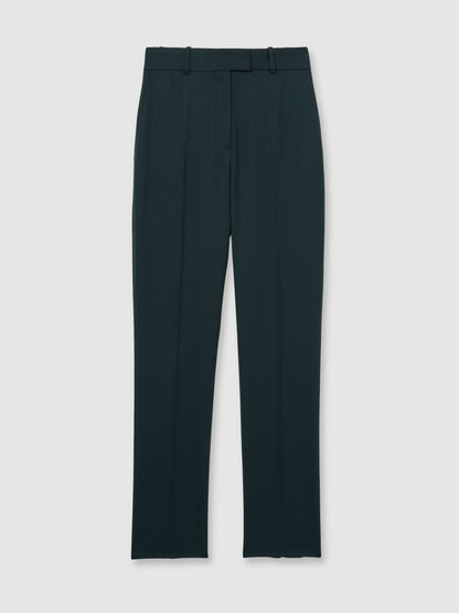 Reiss Wool-Blend Slim-Fit Suit Trousers in Green