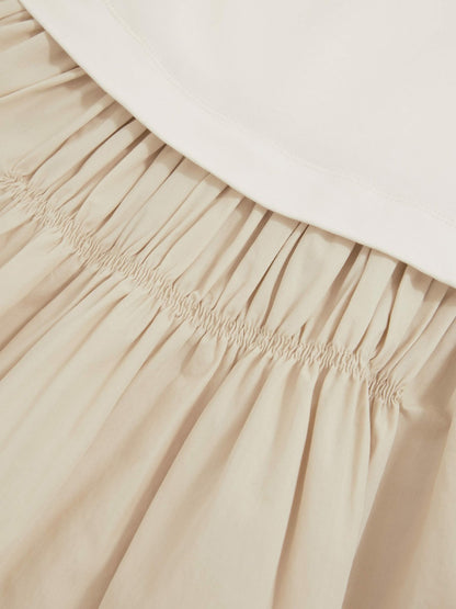 Reiss Affordable - 3-9 yrs Cotton Layered Sleeveless Midi Dress in Neutral