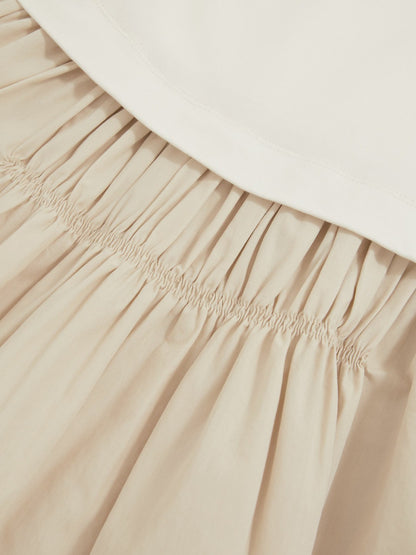 Reiss Offer - 9-13 yrs Cotton Layered Sleeveless Midi Dress in Neutral