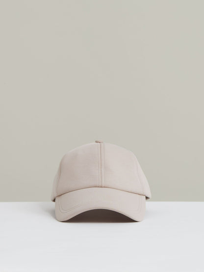 Reiss Affordable - Jersey Logo-Embroidered Baseball Cap in Light Camel